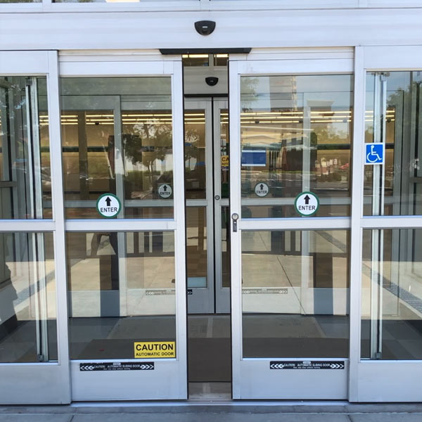 automatic door system repaired in Pleasanton, CA