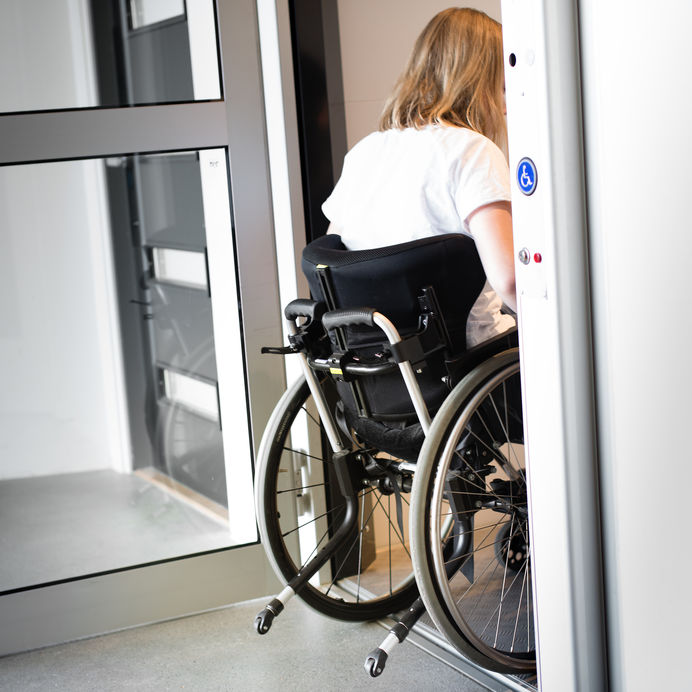 doors retrofitted for ADA compliance