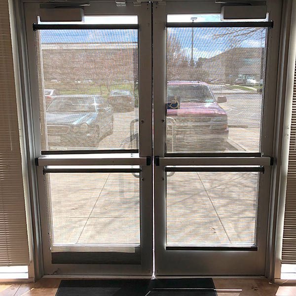 Our team installed these commercial doors in Lodi, CA