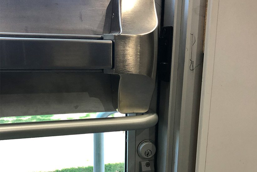 how do you fix a commercial door that won’t latch?